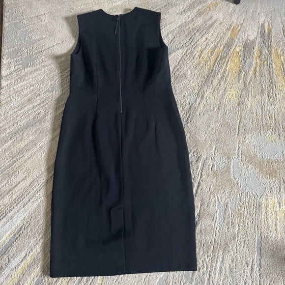 SPANX The Perfect Fitted black midi dress Sleeveless Premium Ponte Sheath large - Picture 11 of 15